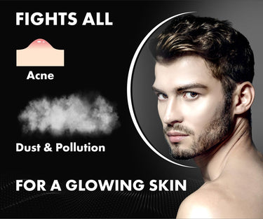 UrbanGabru Activated Charcoal Face Wash for Men | Facial Scrub Charcoal Face Wash with Apple Cider Vinegar for Pimple, Acne Control & Clear Glowing Skin (120 gm) | Deep Pore Cleaning | All Skin Types